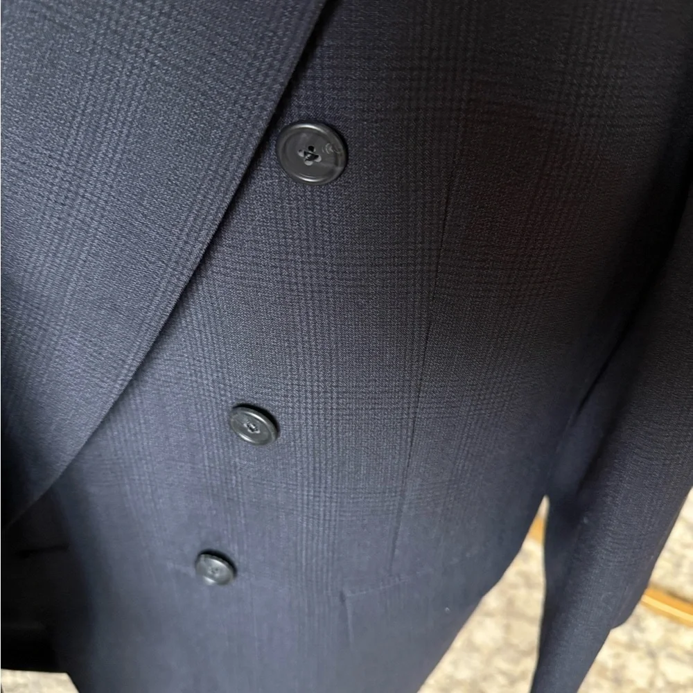 Christian Dior Monsieur 100% Wool Navy Blazer Jacket, 46R